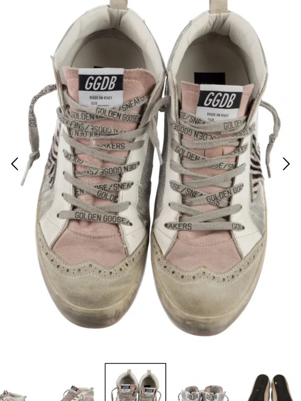 Silver Golden Goose Midstars